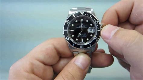 rolex submariner winding instructions.